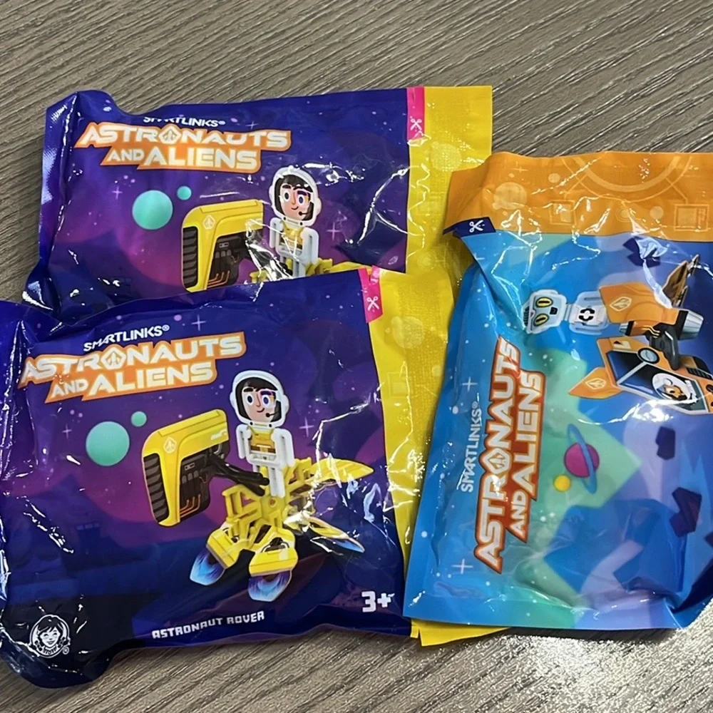Astronauts and Aliens Toy Set - Purple and Orange Retired Collectables